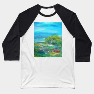 Meadow Trees Baseball T-Shirt